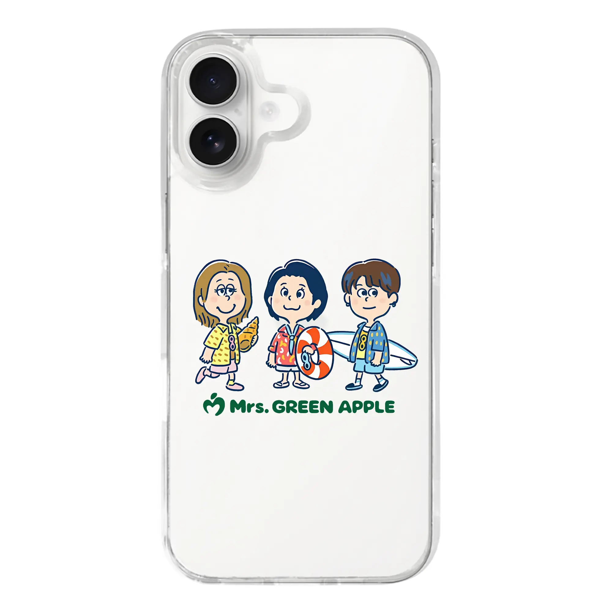 ミセス グリーン アップル グッズ - iPhone 17シリーズ 透明スマホケース – 薄型・耐衝撃・精密フィット保護カバー